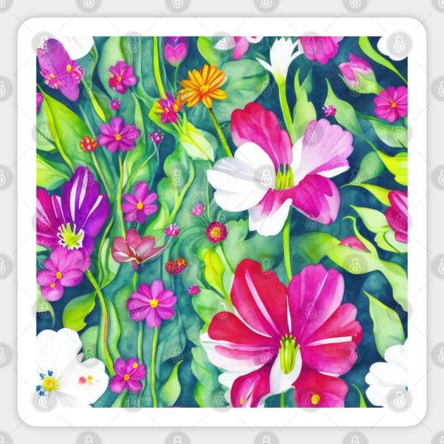 Floral pattern background Sticker by Russell102